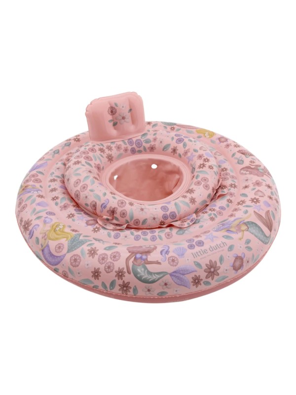 Bouée pour bébé - Rose - Sirène Rêveuse - Little Dutch