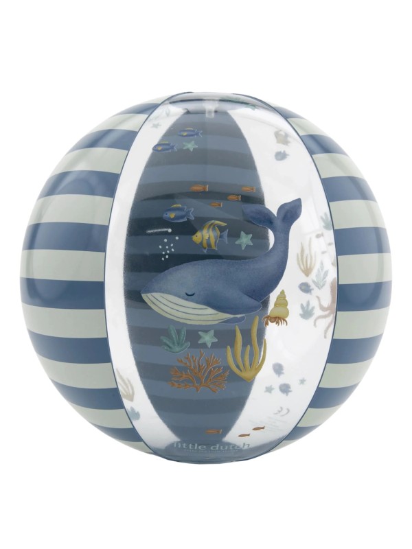 Ballon de plage - Bleu - Ocean World - Little Dutch