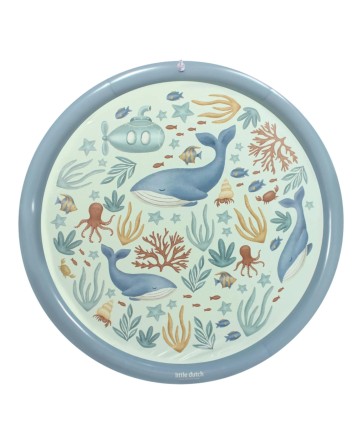 Tapis de jeu aquatique - Bleu - Monde Océan - Little Dutch