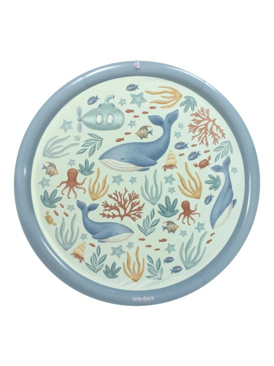 Tapis de jeu aquatique - Bleu - Monde Océan - Little Dutch