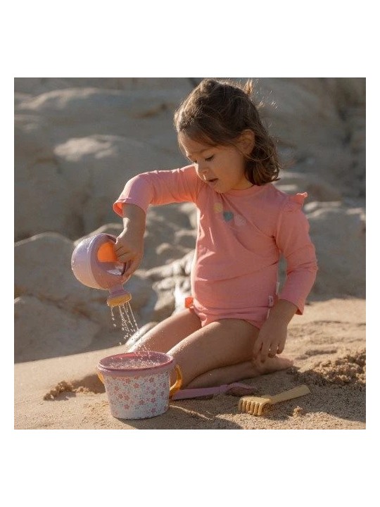 Ensemble de plage Fleurs Roses ensemble de 5 - Little Dutch