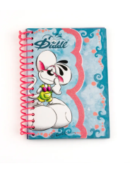 Carnet forme A6 Diddl Bleu