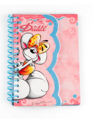 Carnet forme A6 Diddlina Rose