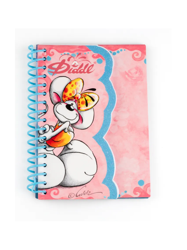 Carnet forme A6 Diddlina Rose