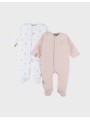 Lot de 2 pyjamas bébé, coton - Noukie's