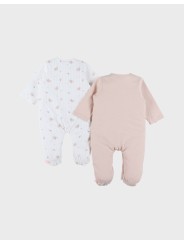 Lot de 2 pyjamas bébé, coton - Noukie's