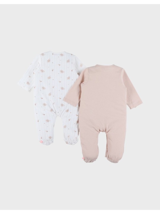 Lot de 2 pyjamas bébé, coton - Noukie's