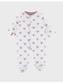 Pyjama bébé en coton cœurs - Noukie's