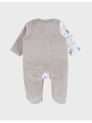 Pyjama bébé en velours renard - Noukie's