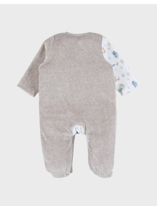 Pyjama bébé en velours renard - Noukie's