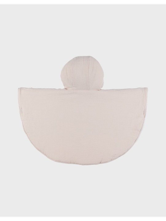 Poncho bébé, mousseline de coton bio - Noukie's
