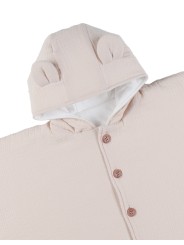 Poncho bébé, mousseline de coton bio - Noukie's