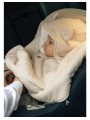 Poncho bébé, mousseline de coton bio - Noukie's