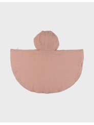 Poncho bébé, mousseline de coton bio - Noukie's