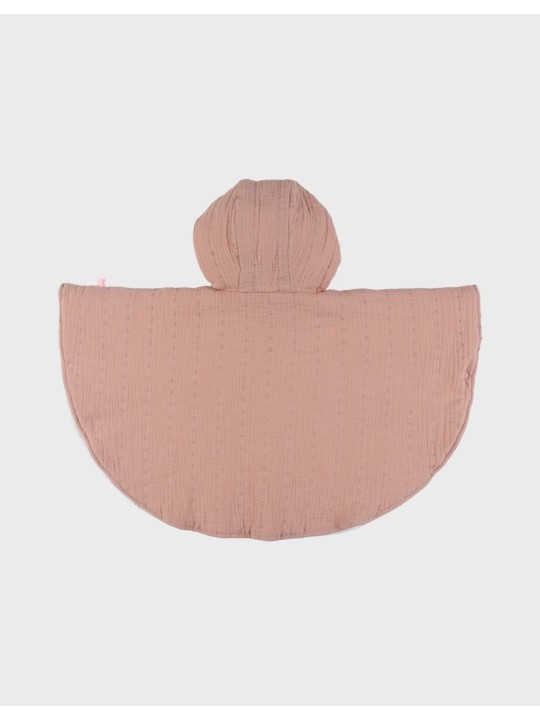 Poncho bébé, mousseline de coton bio - Noukie's