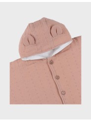 Poncho bébé, mousseline de coton bio - Noukie's