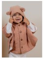 Poncho bébé, mousseline de coton bio - Noukie's