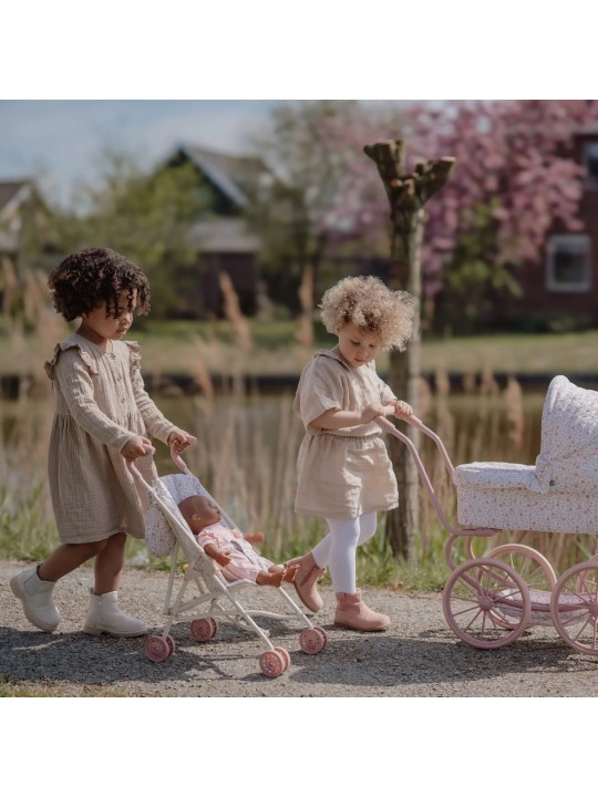 Poussette Canne - Essentials - Fleurs Douces - Little Dutch