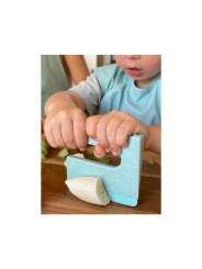 SKÅGFÄ Klyv Lime Montessori Couteau pour enfants Aqua