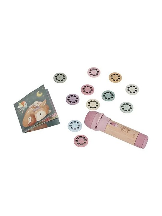 Projecteur d'histoires lampe de poche - Rose - Little Dutch