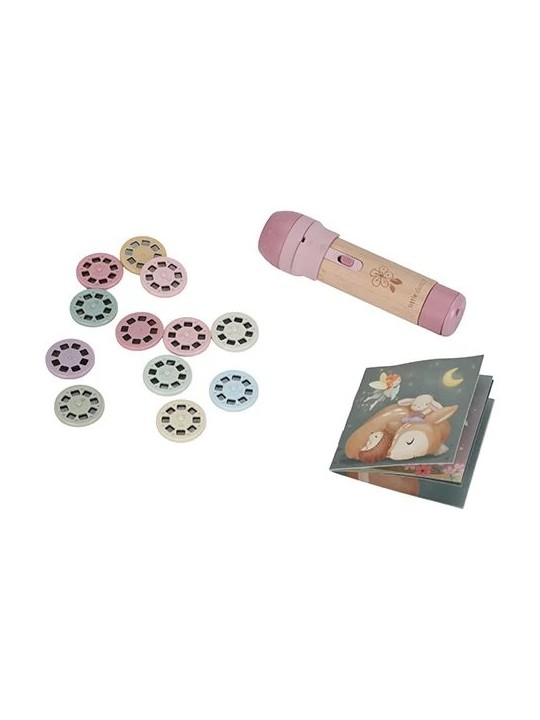Projecteur d'histoires lampe de poche - Rose - Little Dutch
