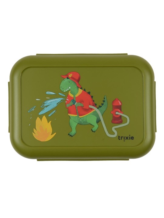 Boîte repas avec clips - Fireman Mr. Dino - Trixie