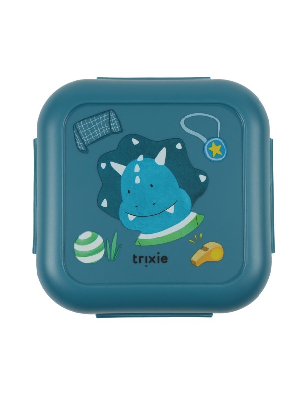 Boîtes à goûter avec clips - Ballplayer Mr. Triceratops - Trixie