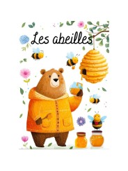 Puzzle magique à l'eau - Les abeilles - Sassi