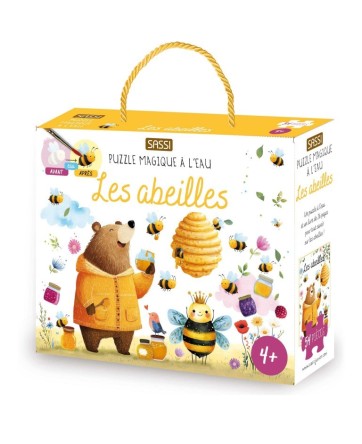 Puzzle magique à l'eau - Les abeilles - Sassi