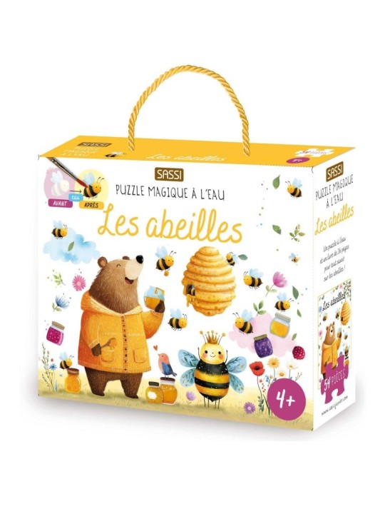 Puzzle magique à l'eau - Les abeilles - Sassi