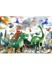 Puzzle magique à l'eau - Les dinosaures - Sassi