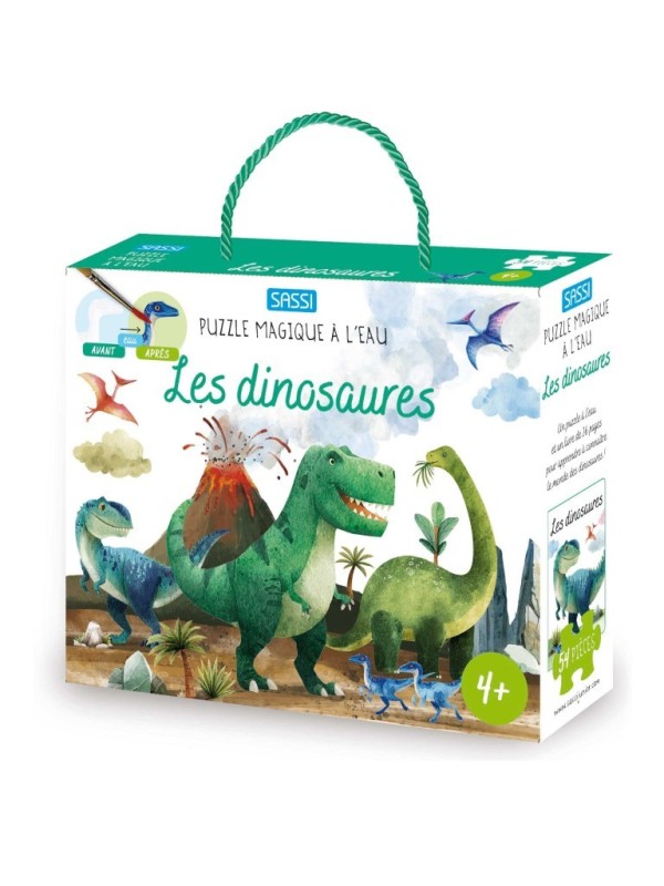Puzzle magique à l'eau - Les dinosaures - Sassi