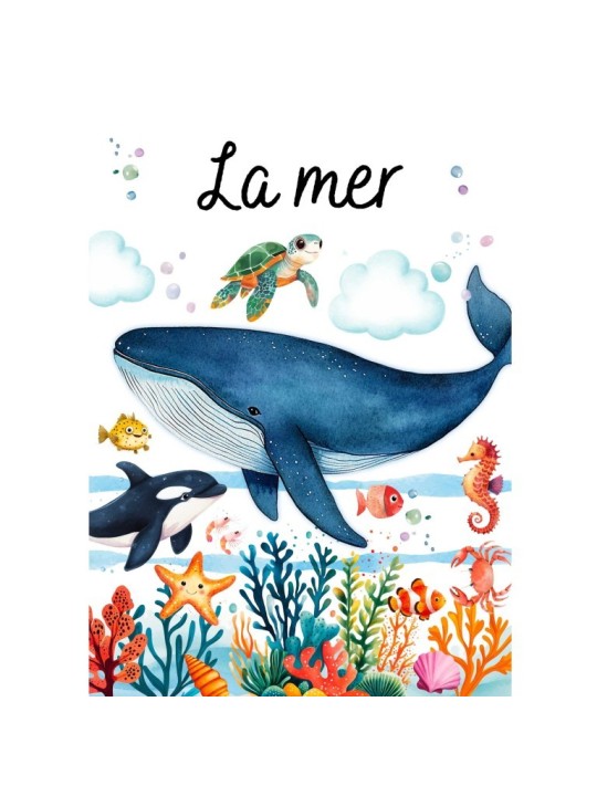 Puzzle magique à l'eau - La mer - Sassi