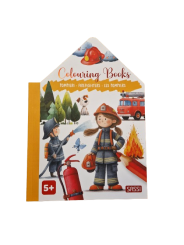 Livre à colorier - Les pompiers - Sassi