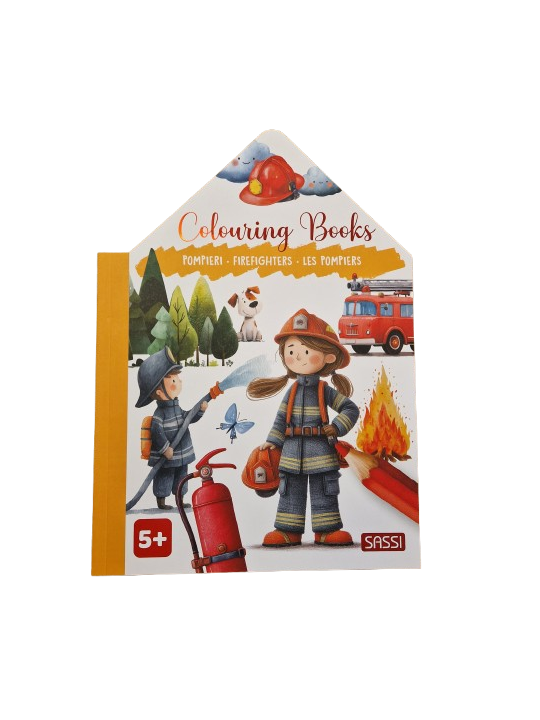 Livre à colorier - Les pompiers - Sassi
