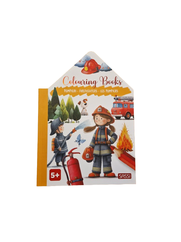 Livre à colorier - Les pompiers - Sassi