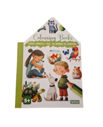 Livre à colorier - Les animaux de compagnie - Sassi