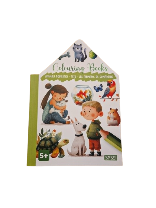Livre à colorier - Les animaux de compagnie - Sassi