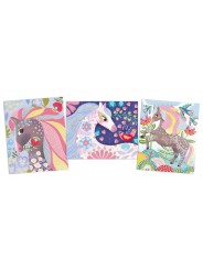 Cartes à créer - Chevaux de diamants - Créa Lign'