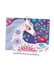 Cartes à créer - Chevaux de diamants - Créa Lign'