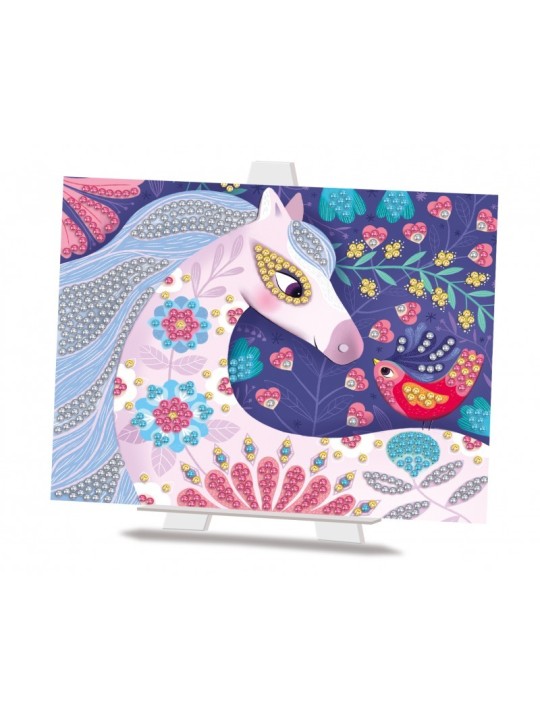 Cartes à créer - Chevaux de diamants - Créa Lign'