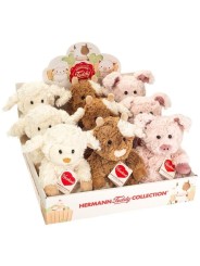 Peluche animaux de la ferme 20cm - Teddy Hermann