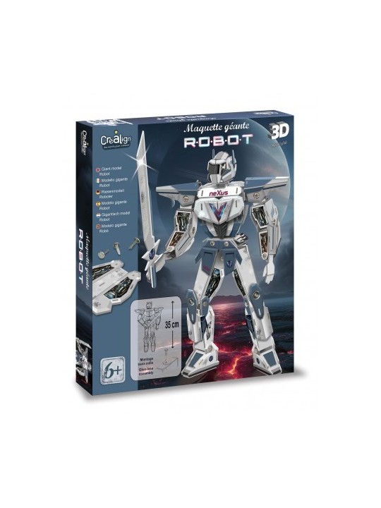 Maquette géante robot - Créa Lign'