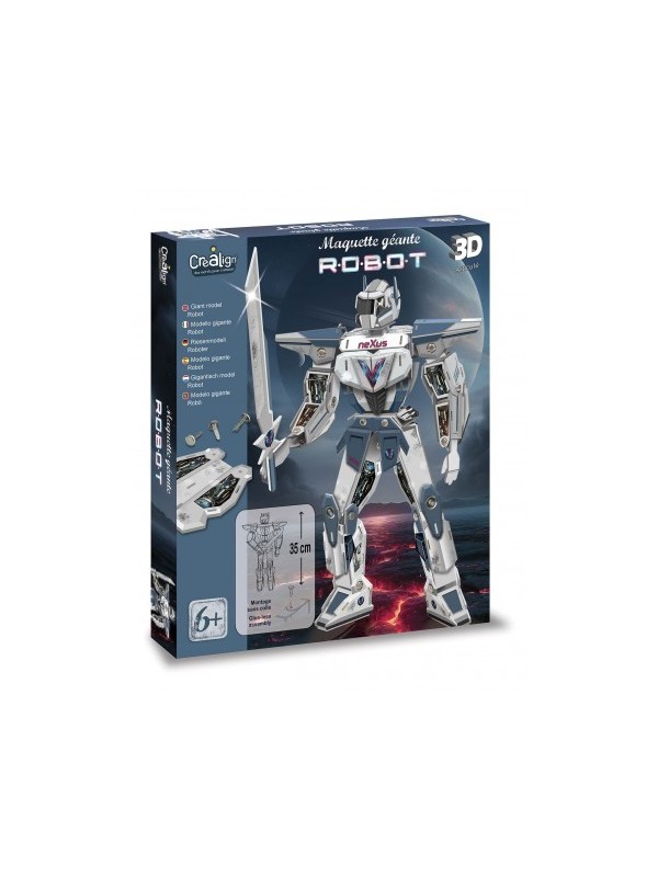 Maquette géante robot - Créa Lign'