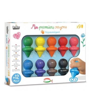 Mes premiers crayons x9 - Créa Lign'