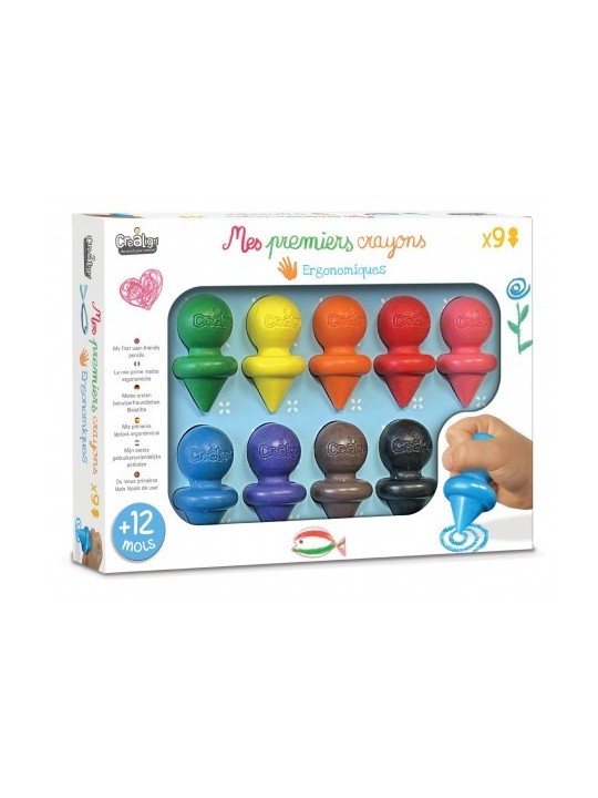 Mes premiers crayons x9 - Créa Lign'