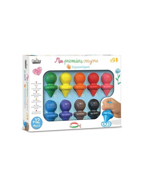 Mes premiers crayons x9 - Créa Lign'