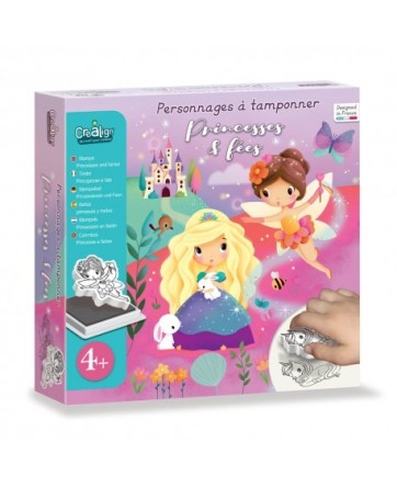 Personnages à tamponner : Princesses et Fées - Créa Lign'