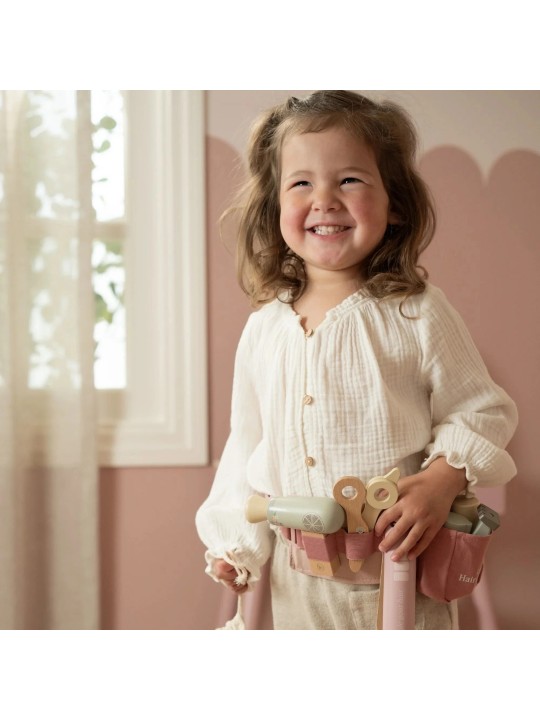 Ensemble de coiffeur en bois - Little Dutch