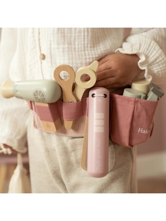 Ensemble de coiffeur en bois - Little Dutch